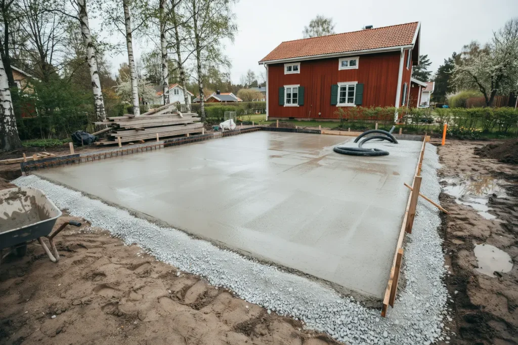 gjuta fundament till carport eller f rr d r tt m tt armering och markarbete f r ett h llbart resultat